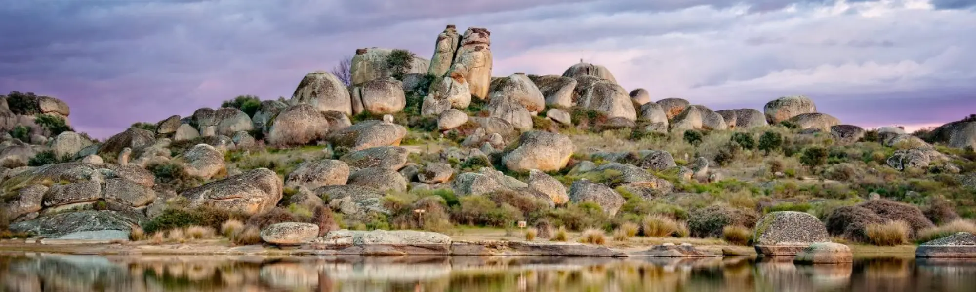 Paisaje de los Barruecos en la provincia de Cáceres.