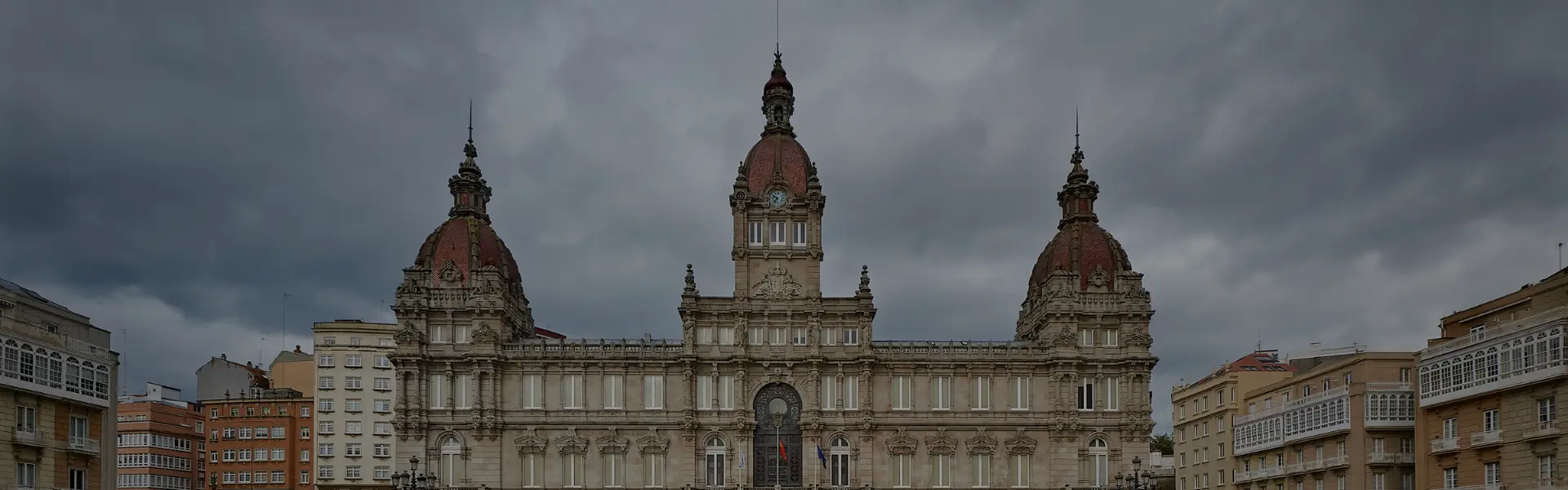 Fachada Catedral Santigo Compostela en La Coruña