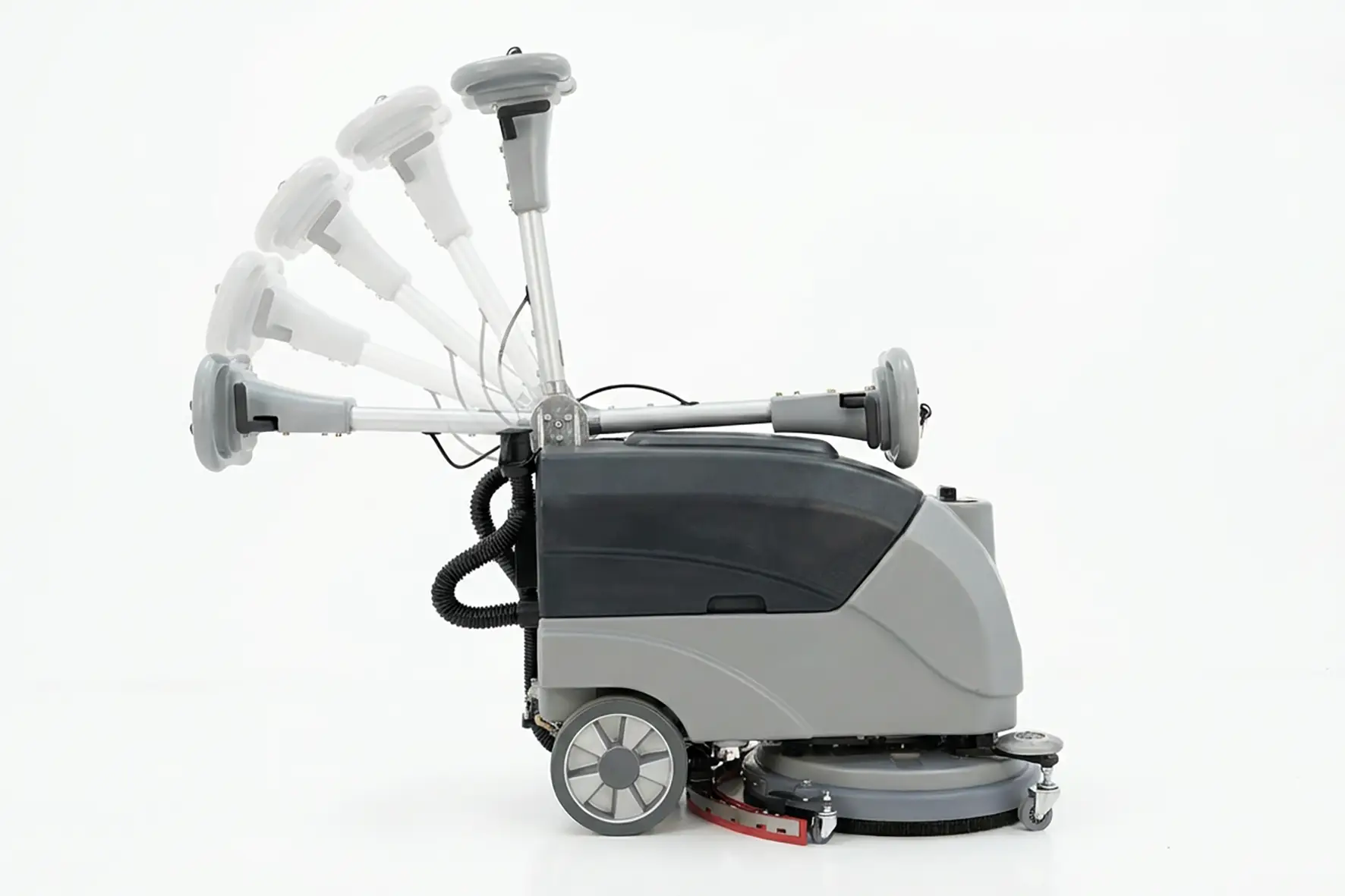 Volante regulable para trabajar en espacios reducidos con la BHIOR B400 / B400C