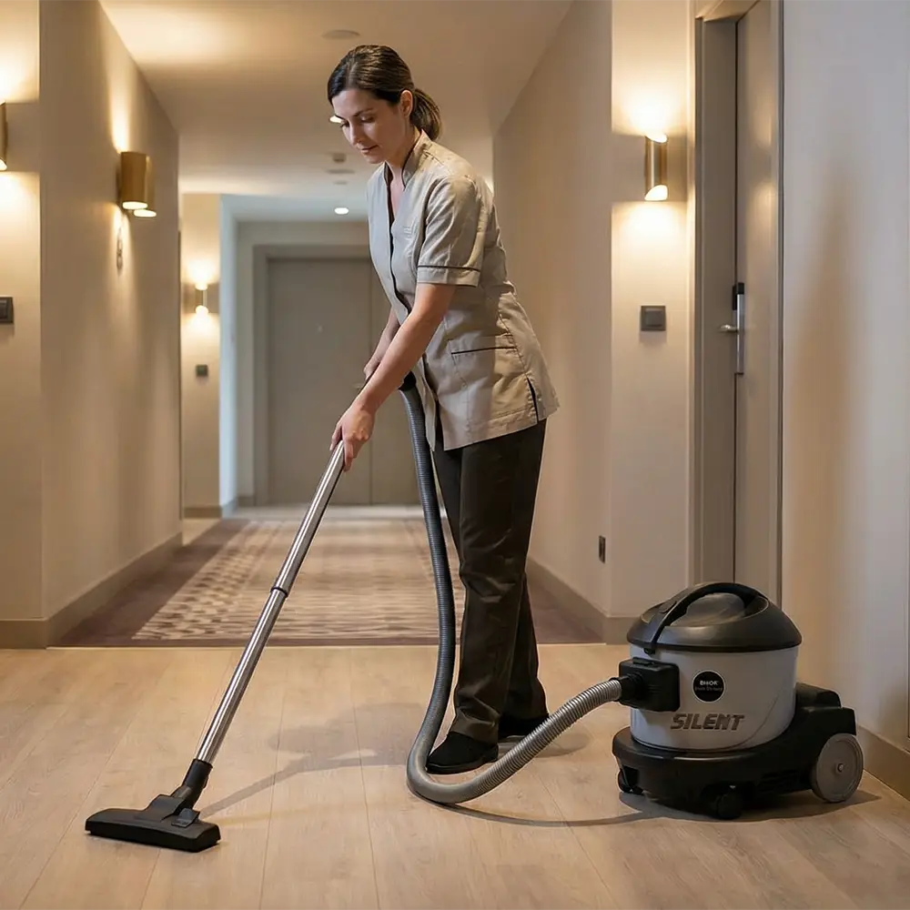 Aspirador silent para limpieza industrial con Filtro Hepa