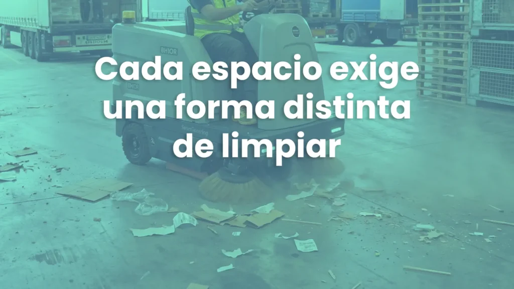 Portada para entrada del blog dónde se utilizan las barredoras industriales.